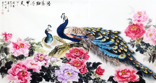 冉凤岭作品《洛阳牡丹甲天下》 冉凤岭作品《洛阳牡丹甲天下》