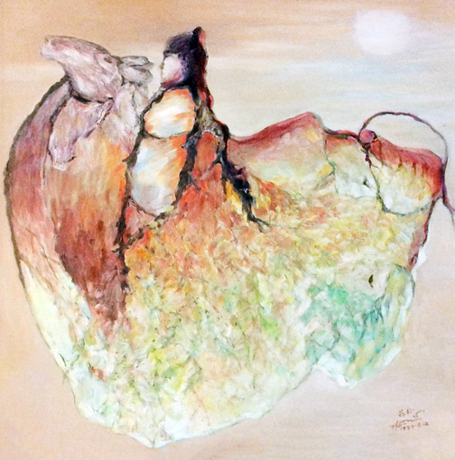 蒋征作品世界独创旋转油画《昭君出塞》85x85cm此画旋转欣赏可出现四幅不同画面,属世界画界绝品。前无古人,后无来者。 蒋征作品世界独创旋转油画《昭君出塞》85x85cm此画旋转欣赏可出现四幅不同画面,属世界画界绝品。前无古人,后无来者。