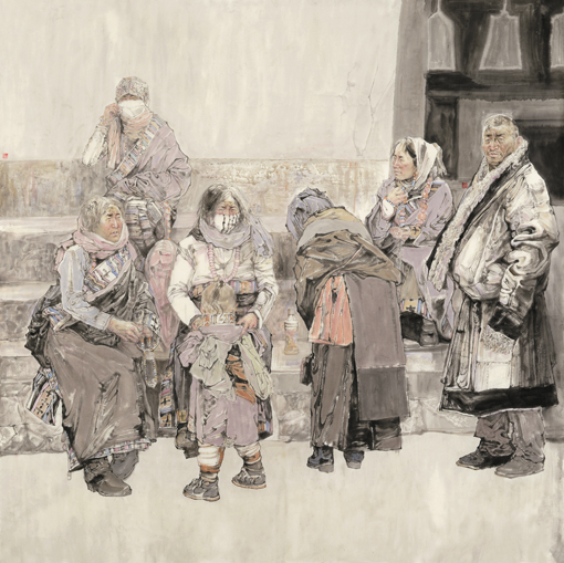 《西部祥云》 2017翰墨青州优秀奖 《西部祥云》 2017翰墨青州优秀奖