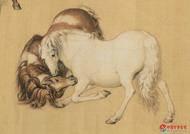 郎世宁《八骏图》