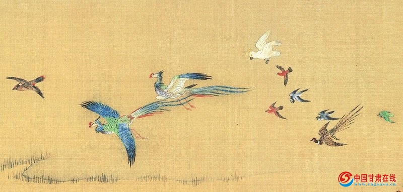 《百鸟朝凤图卷》