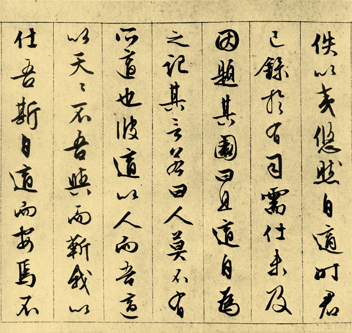 文征明草书赏析