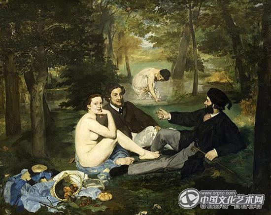 《草地上的午餐》 爱德华·马奈 1862年.jpg 《草地上的午餐》 爱德华·马奈 1862年.jpg