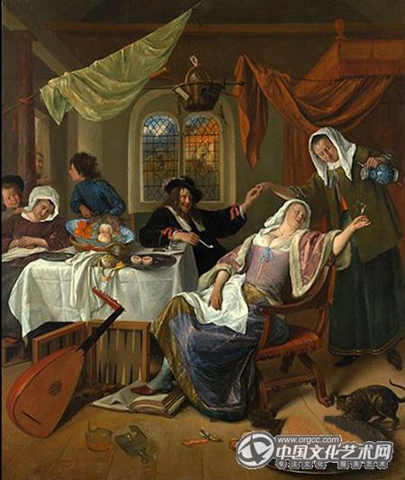 《放荡的家庭》扬·斯特恩1663–1664年.jpg 《放荡的家庭》扬·斯特恩1663–1664年.jpg