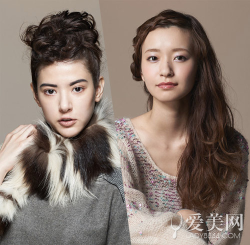 霸气盘发VS甜美编发冬日就要百变