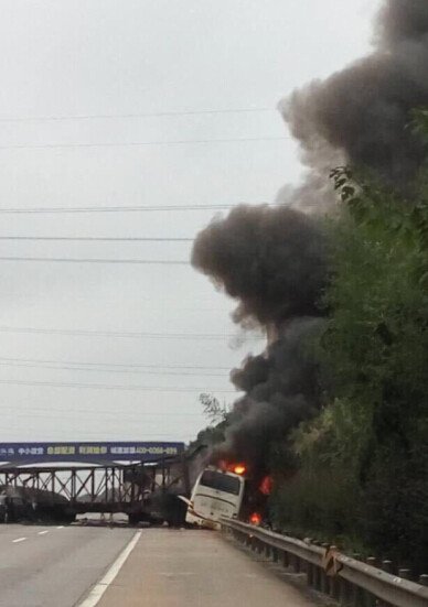 事故现场。 事故现场。