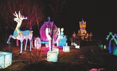 童话主题花灯。